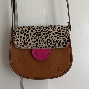Soruka Animal Leopard Print Purse